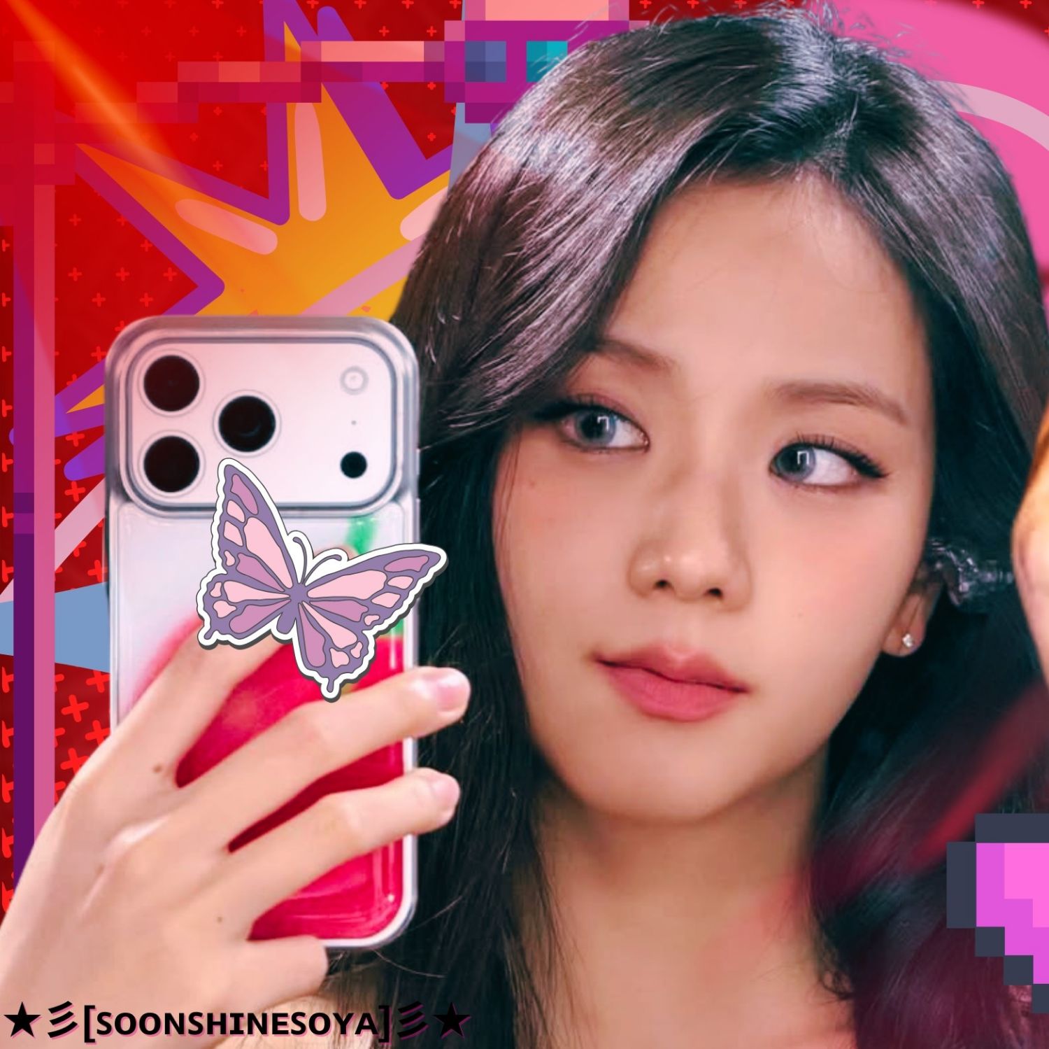 Behind-the-scenes cut of Jisoo (1995)