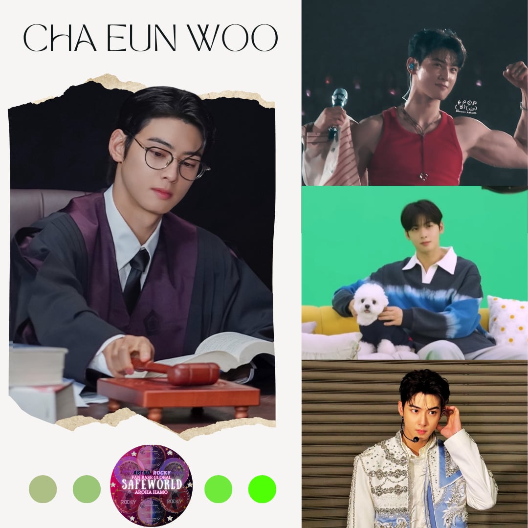 Behind-the-scenes cut of Cha Eunwoo