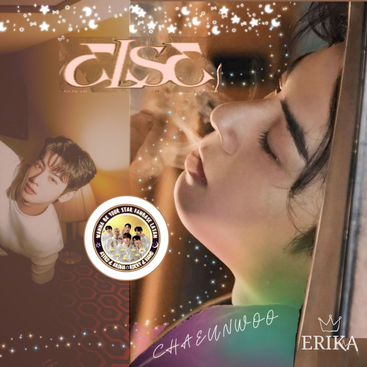 Behind-the-scenes cut of Cha Eunwoo