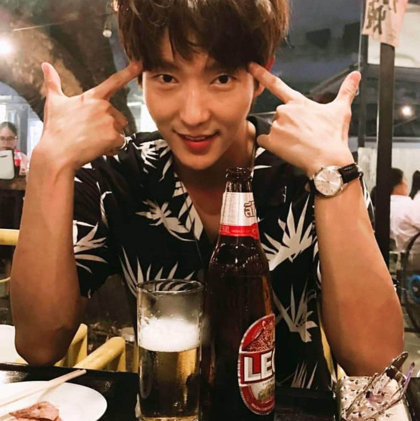 A moment captured by a fan of Lee Joongi