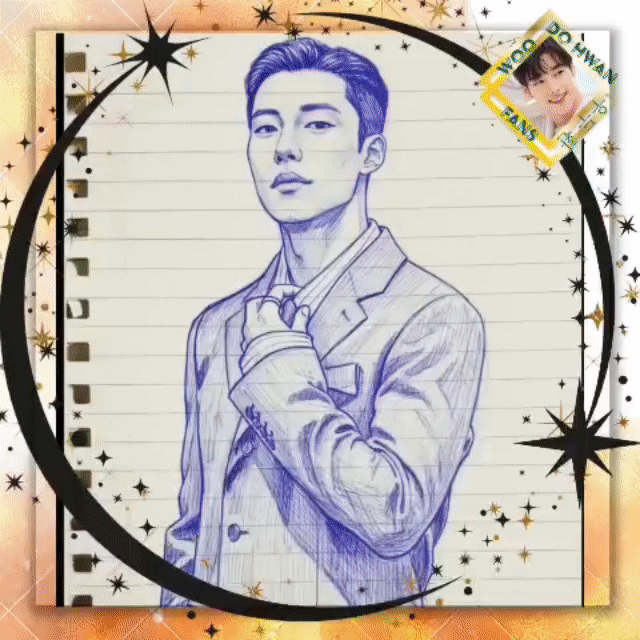 Behind-the-scenes cut of Woo Dohwan