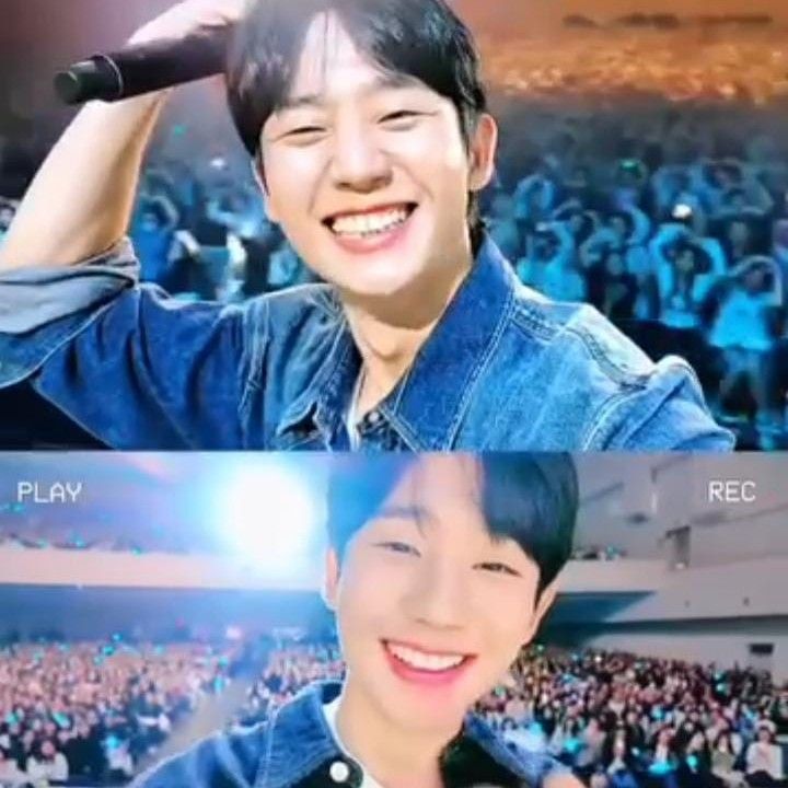 粉絲拍下的丁海寅瞬間