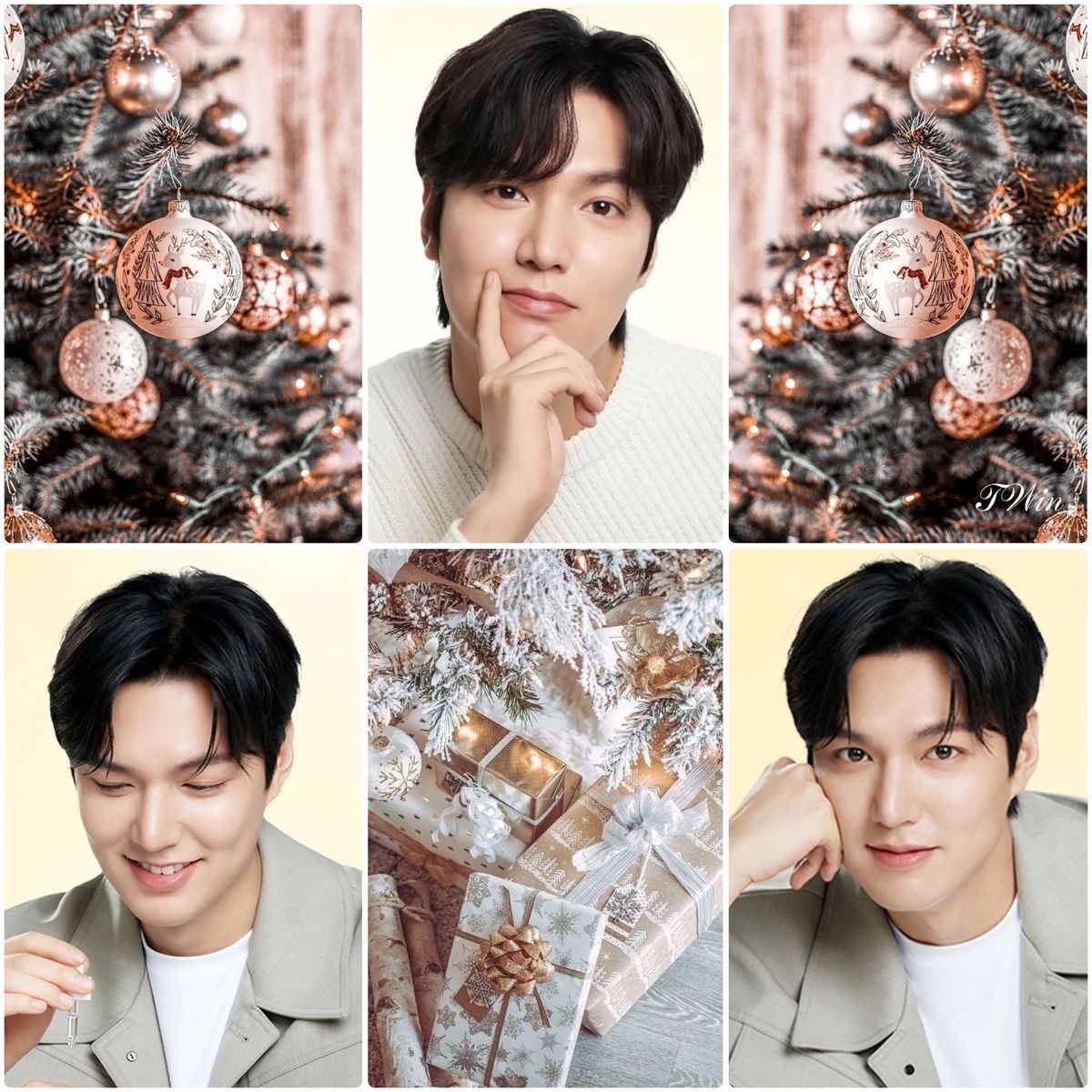 粉丝拍下的李敏镐瞬间