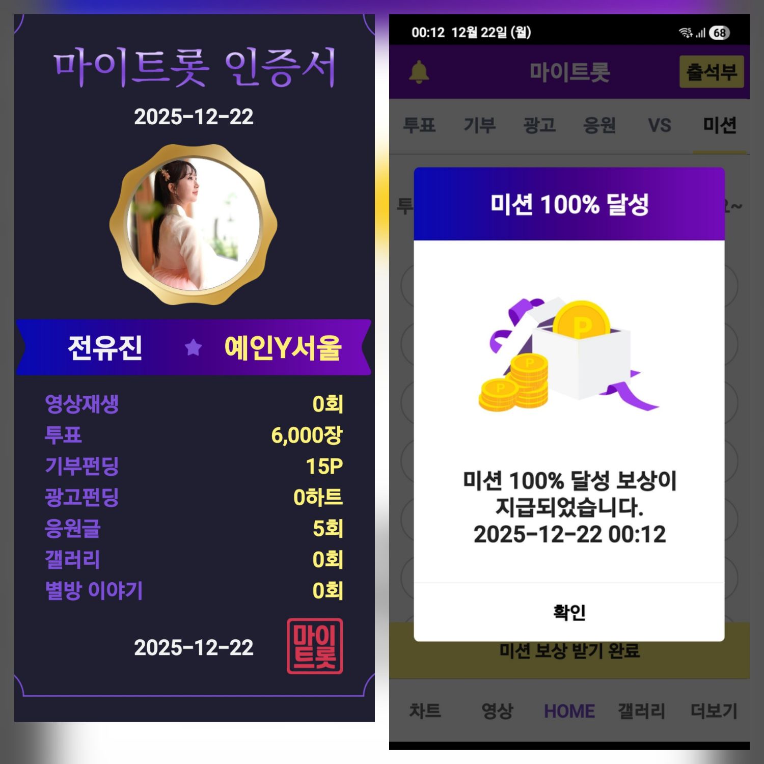 Behind-the-scenes cut of Jeon Yujin