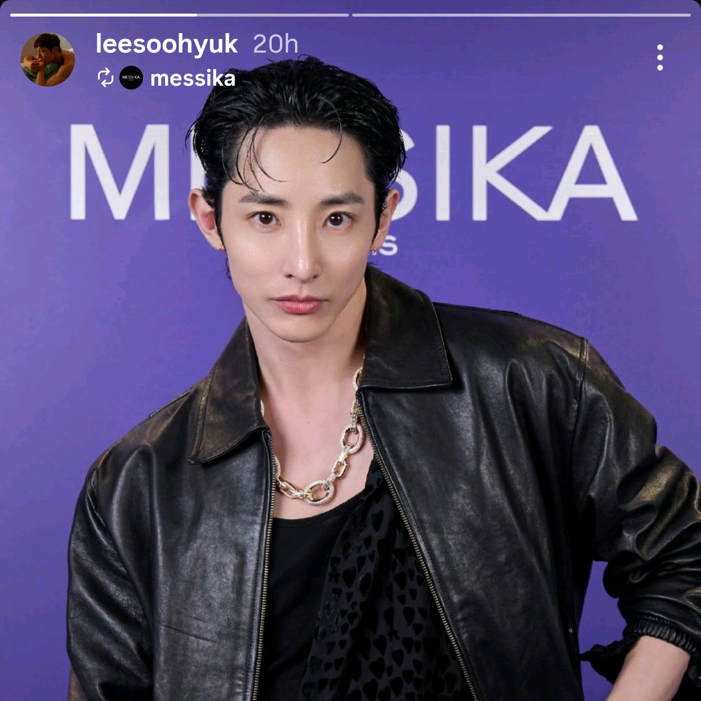 Recent activity shot of Lee Soohyuk
