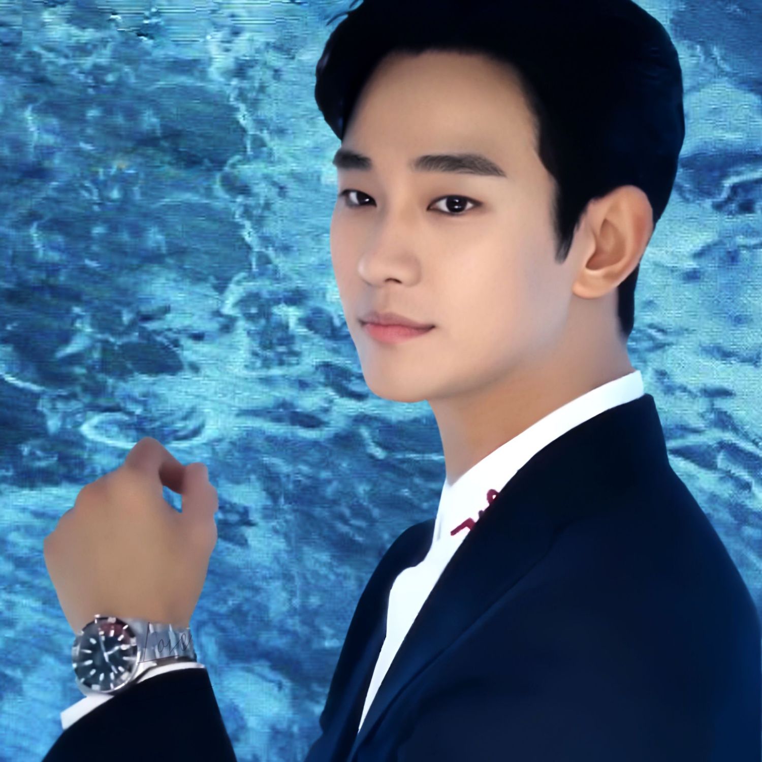 キム・スヒョンのビハインドカット