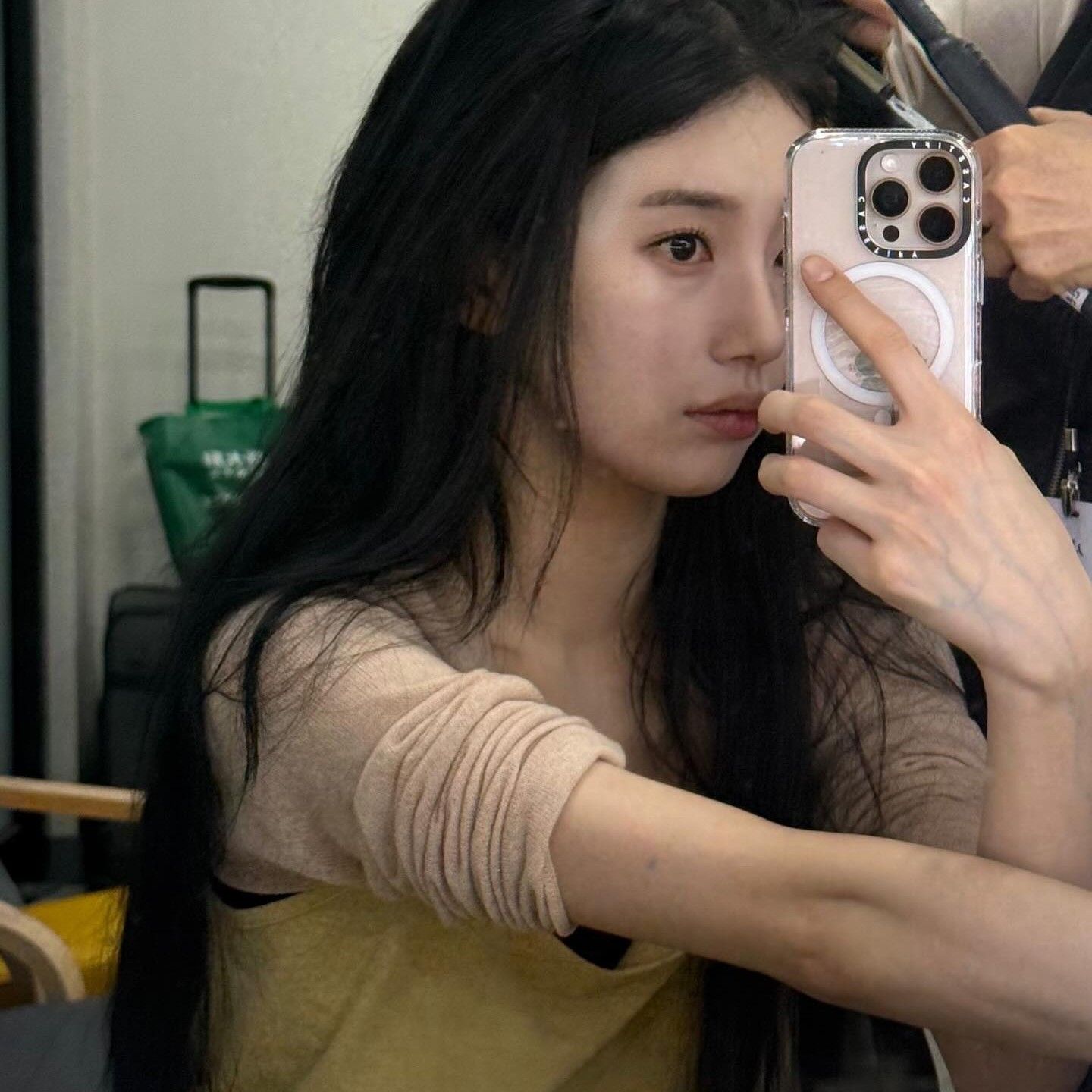 A moment captured by a fan of Bae Suzy