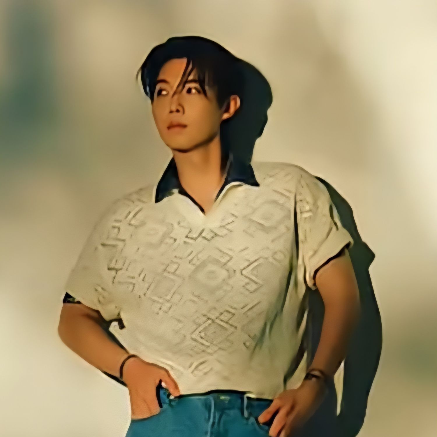 Behind-the-scenes cut of Son Taejin