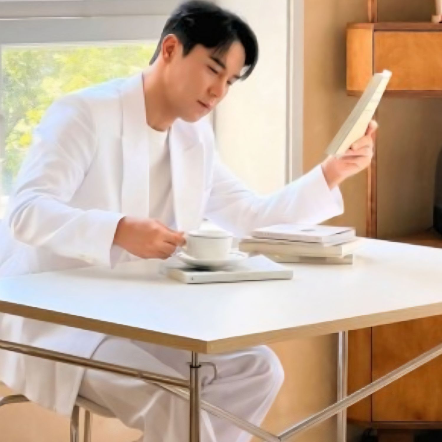 粉絲拍下的張民好瞬間