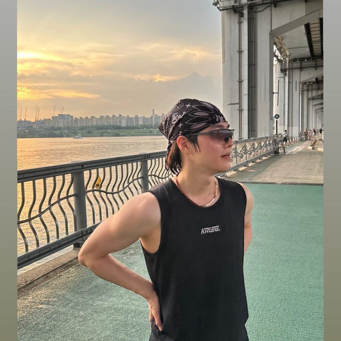A moment captured by a fan of Kim Junghyun