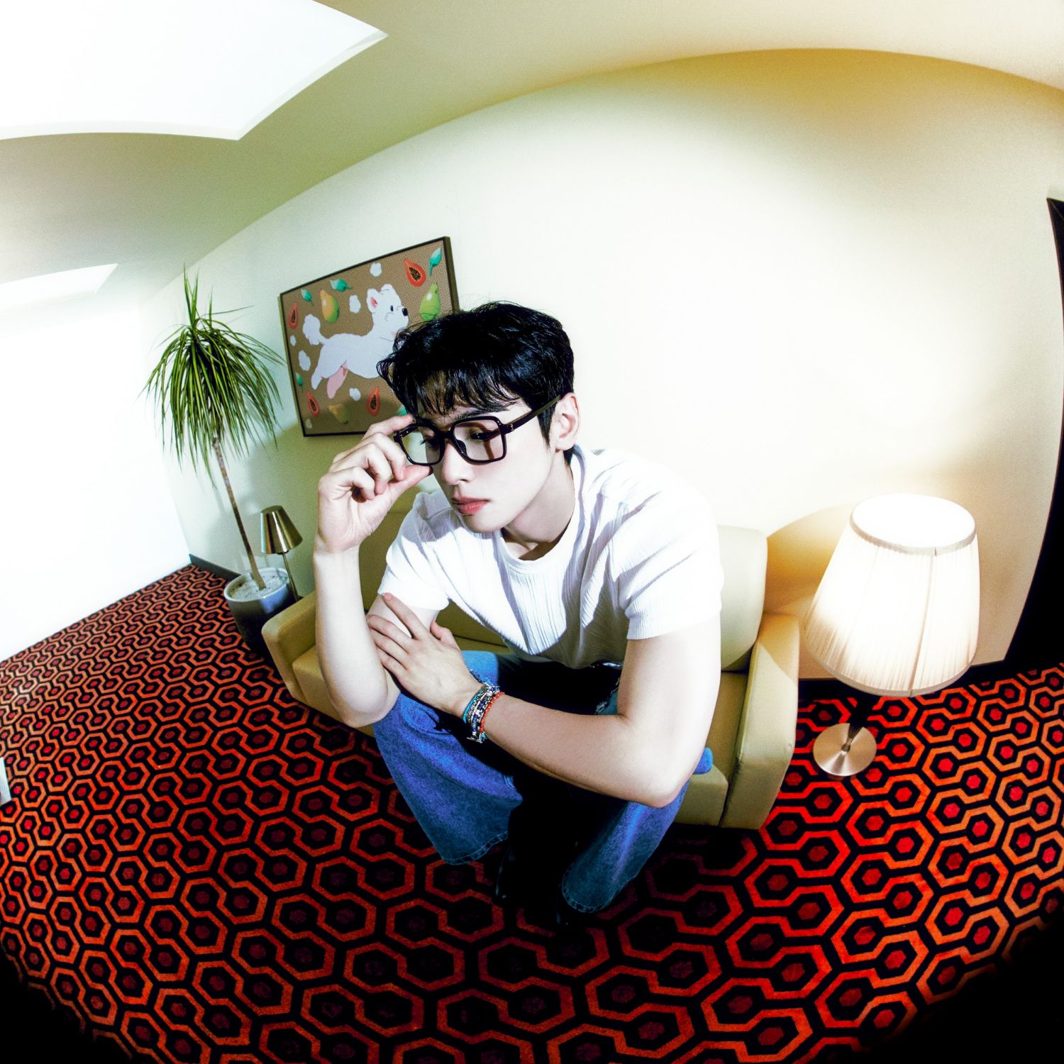 A moment captured by a fan of Cha Eunwoo