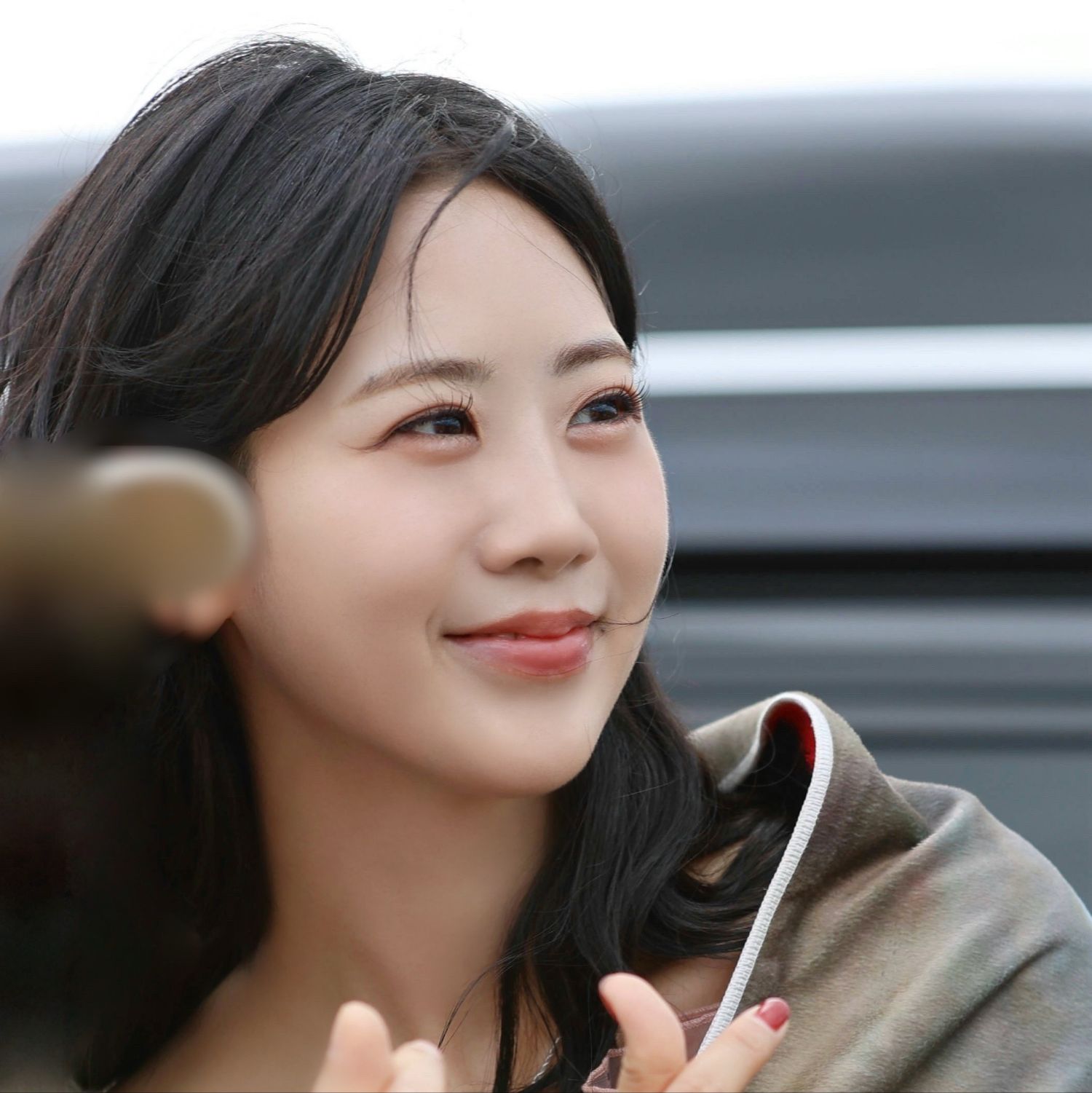 A moment captured by a fan of Kang Hyeyeon