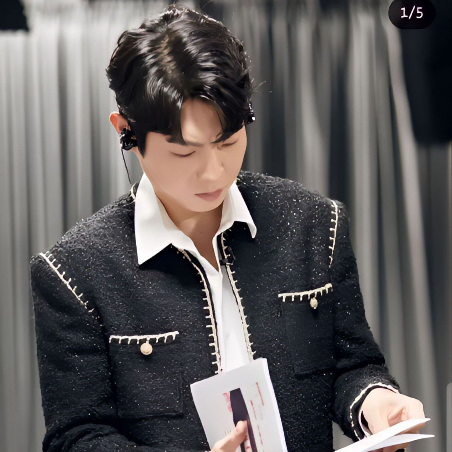 Behind-the-scenes cut of Son Taejin