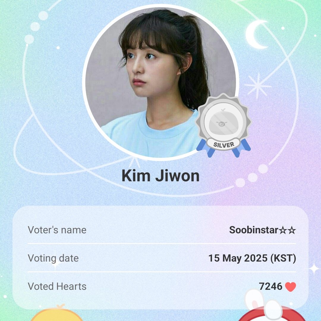 Recent activity shot of Kim Jiwon