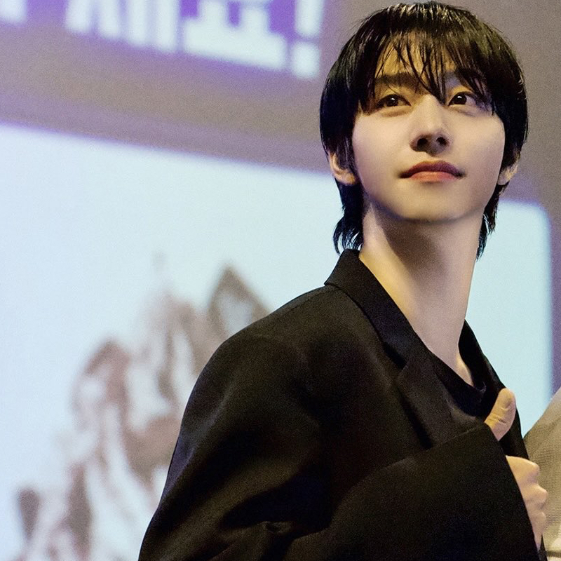 A moment captured by a fan of Ahn Hyoseop