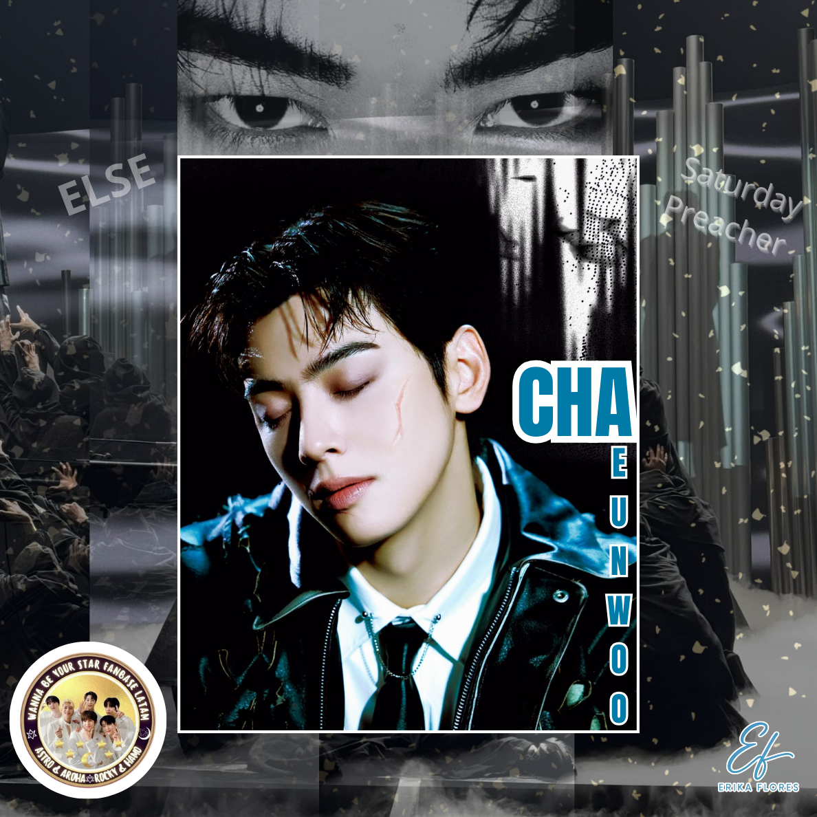 Momen yang diabadikan oleh penggemar Cha Eunwoo