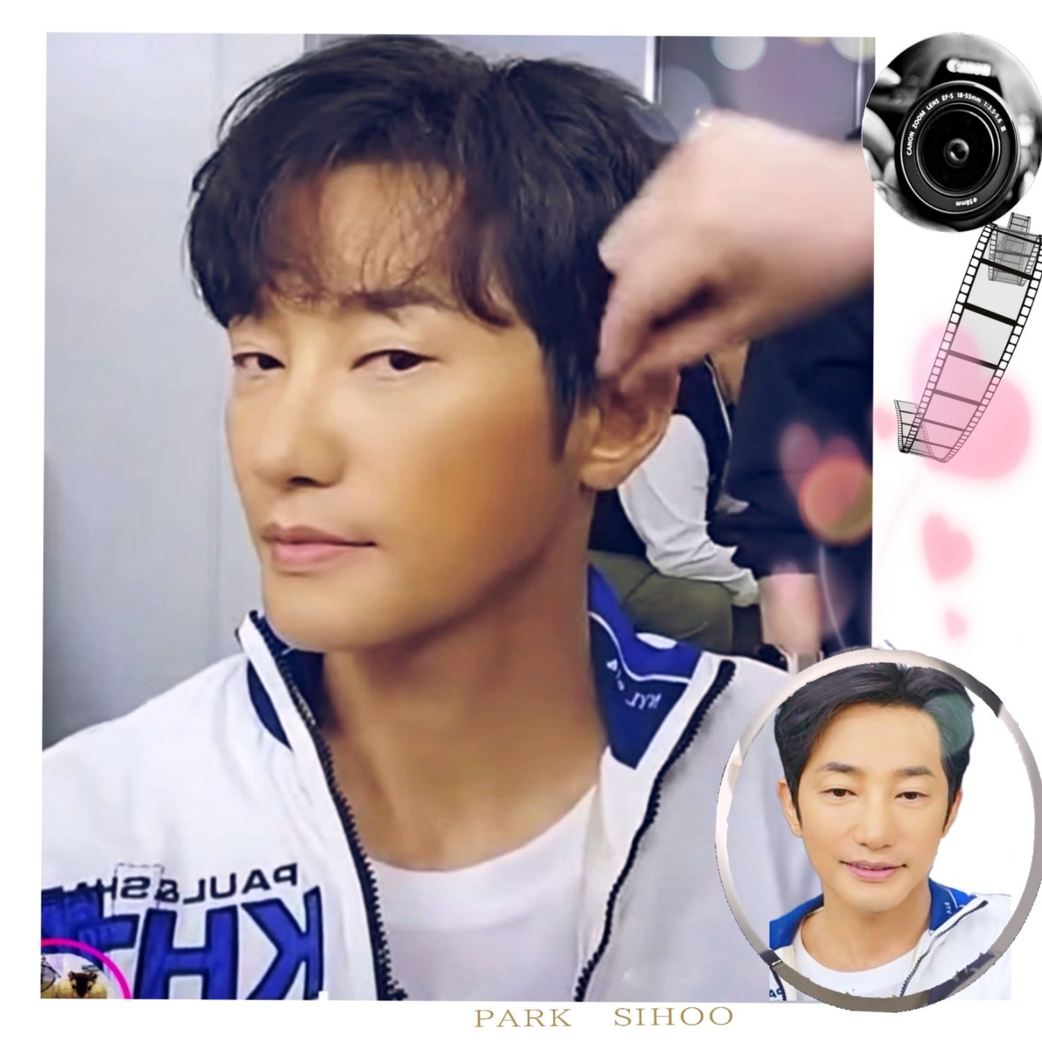 Behind-the-scenes cut of Park Sihoo