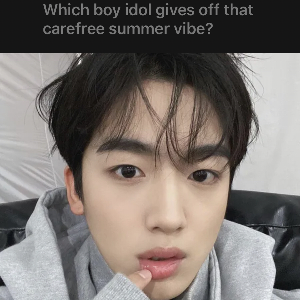 Recent activity shot of Kim Yohan