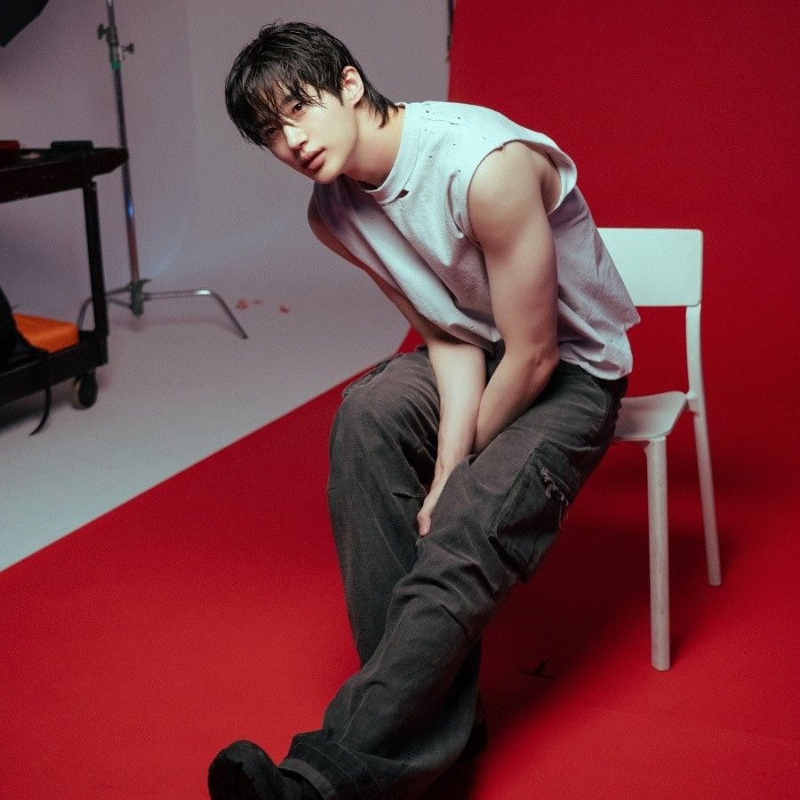 Recent activity shot of Byeon Wooseok