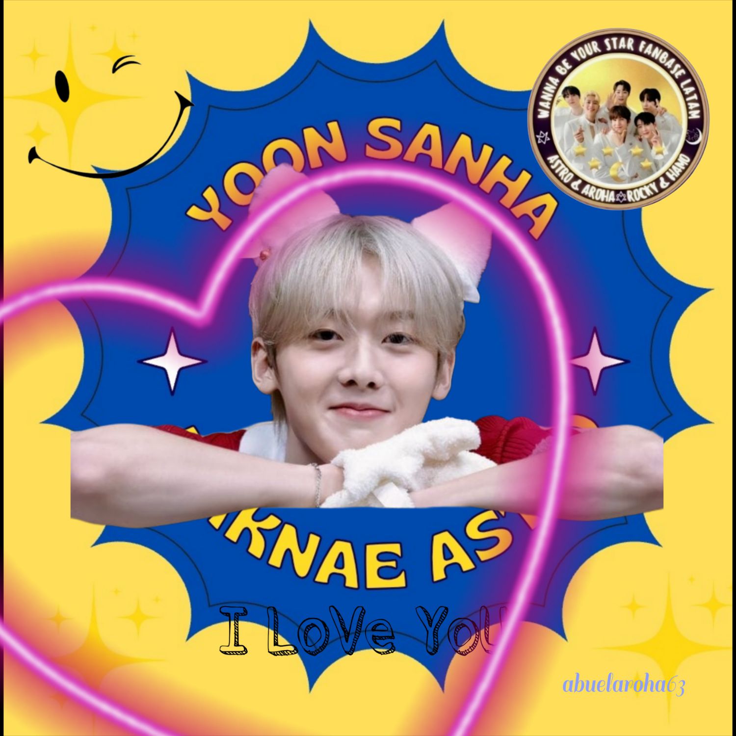Recent activity shot of Yoon Sanha