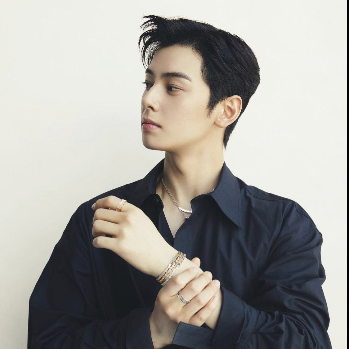 Behind-the-scenes cut of Cha Eunwoo