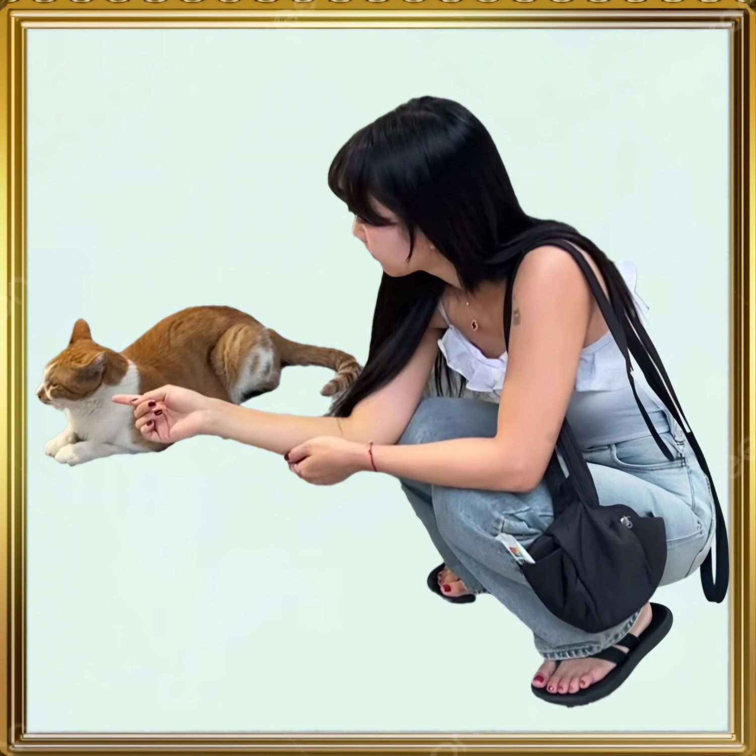 Behind-the-scenes cut of Kang Hyeyeon