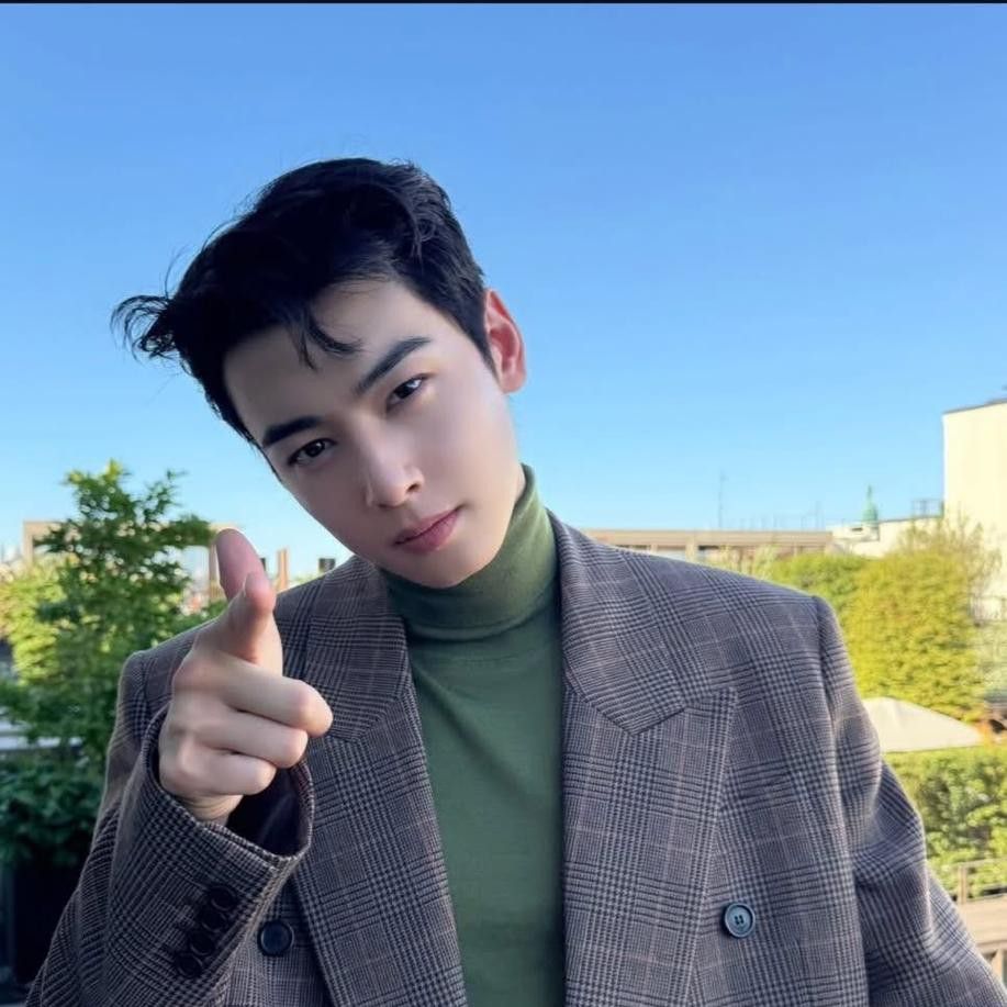 A moment captured by a fan of Cha Eunwoo