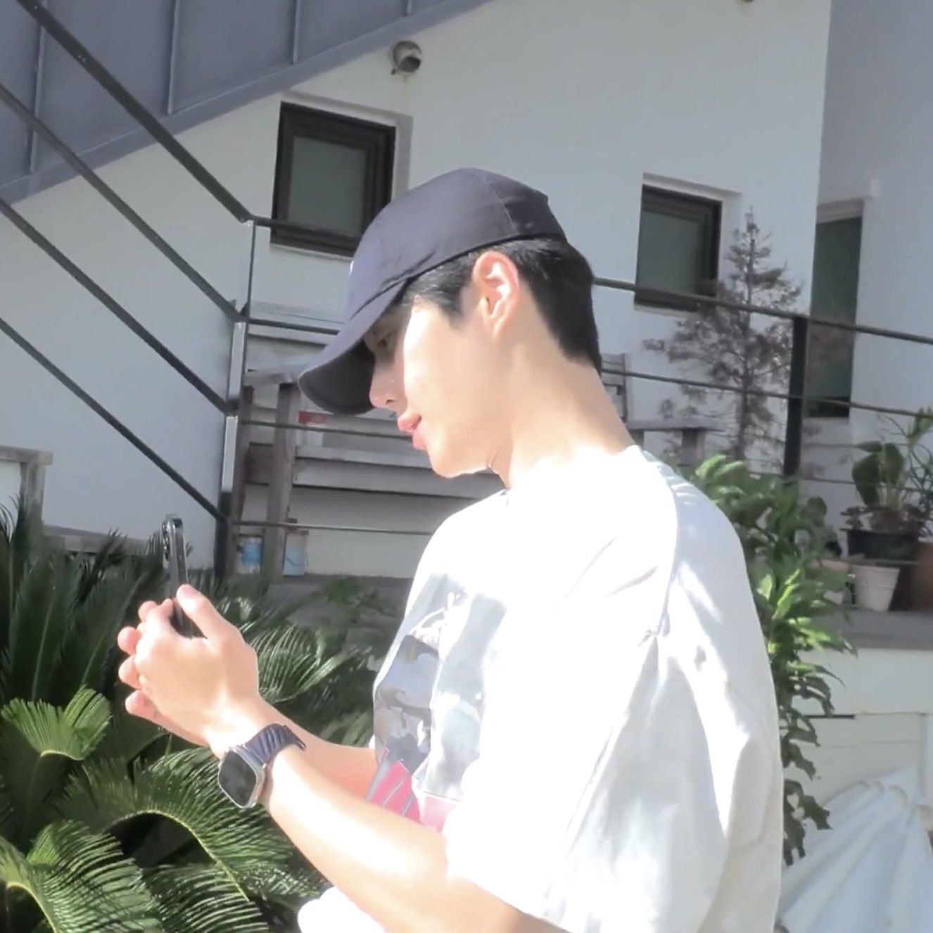 A moment captured by a fan of Kim Seonho