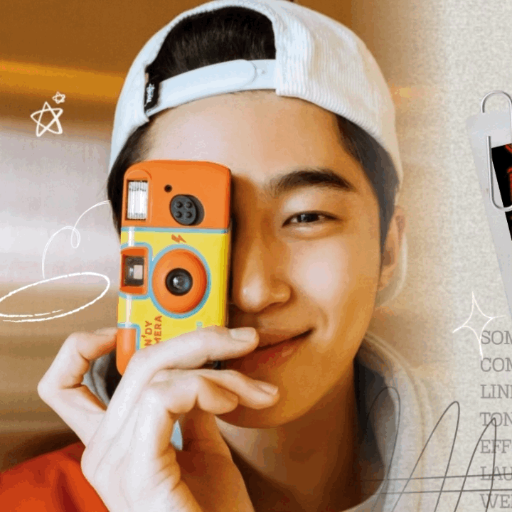 Behind-the-scenes cut of Byeon Wooseok