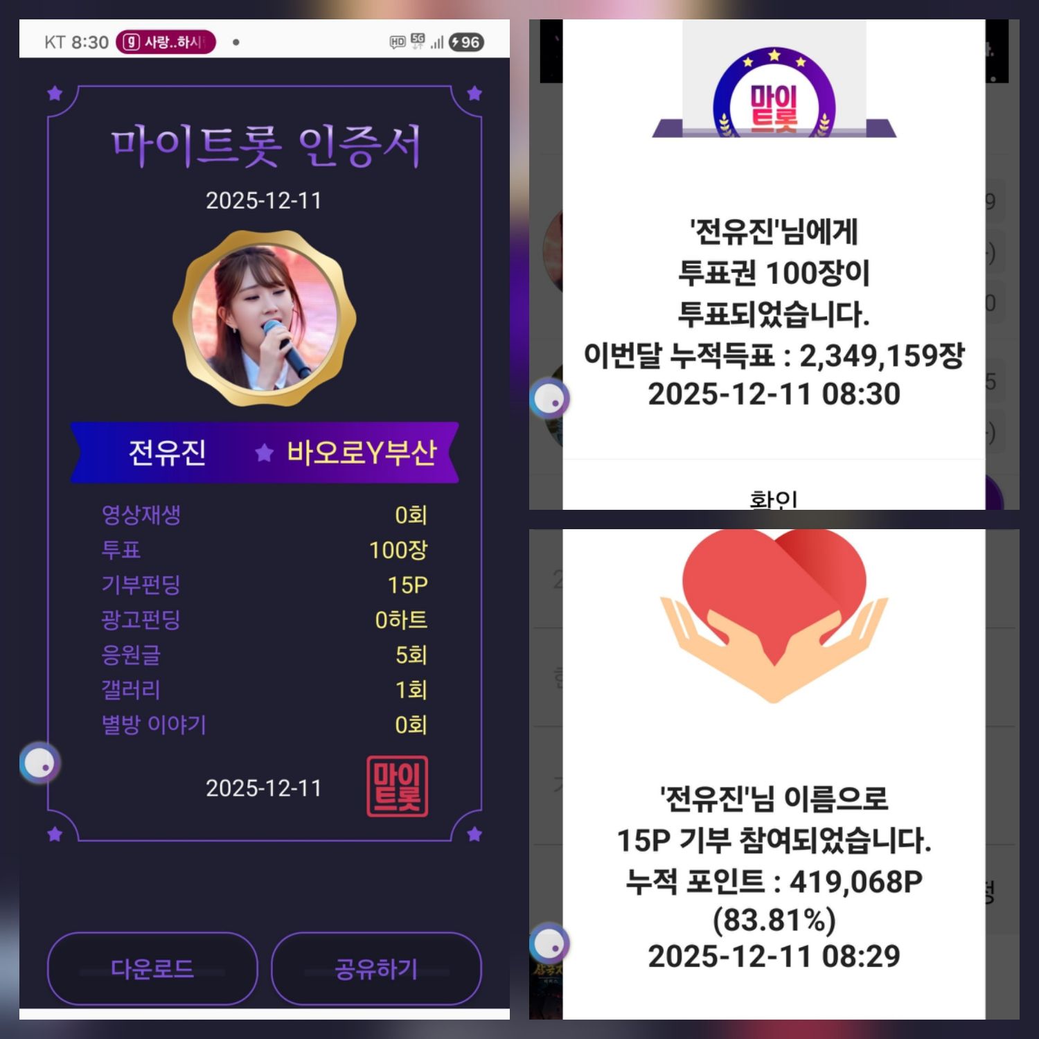 チョン・ユジンの最近の活動ショット