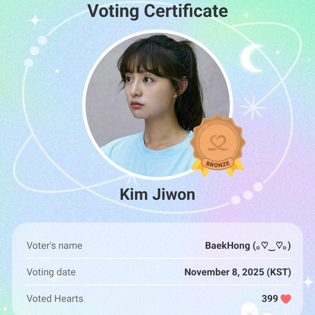 Latest photo of Kim Jiwon