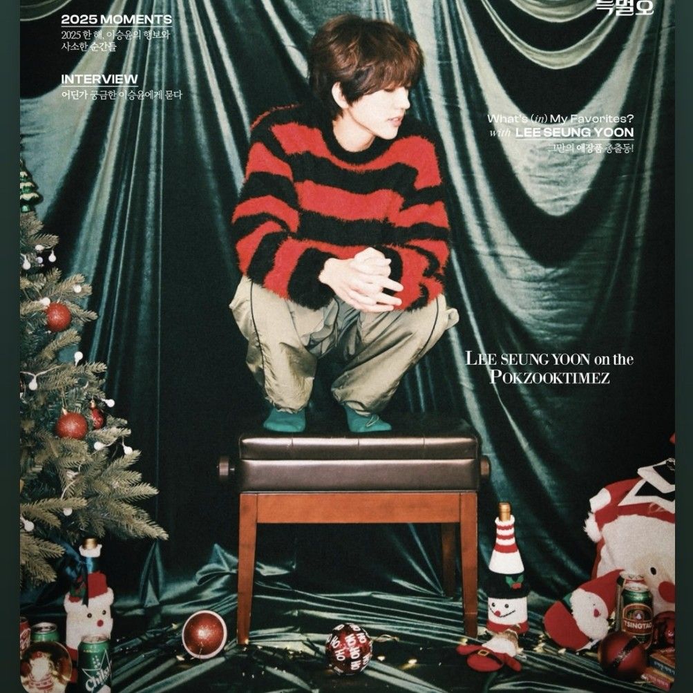 Behind-the-scenes cut of Lee Seungyoon