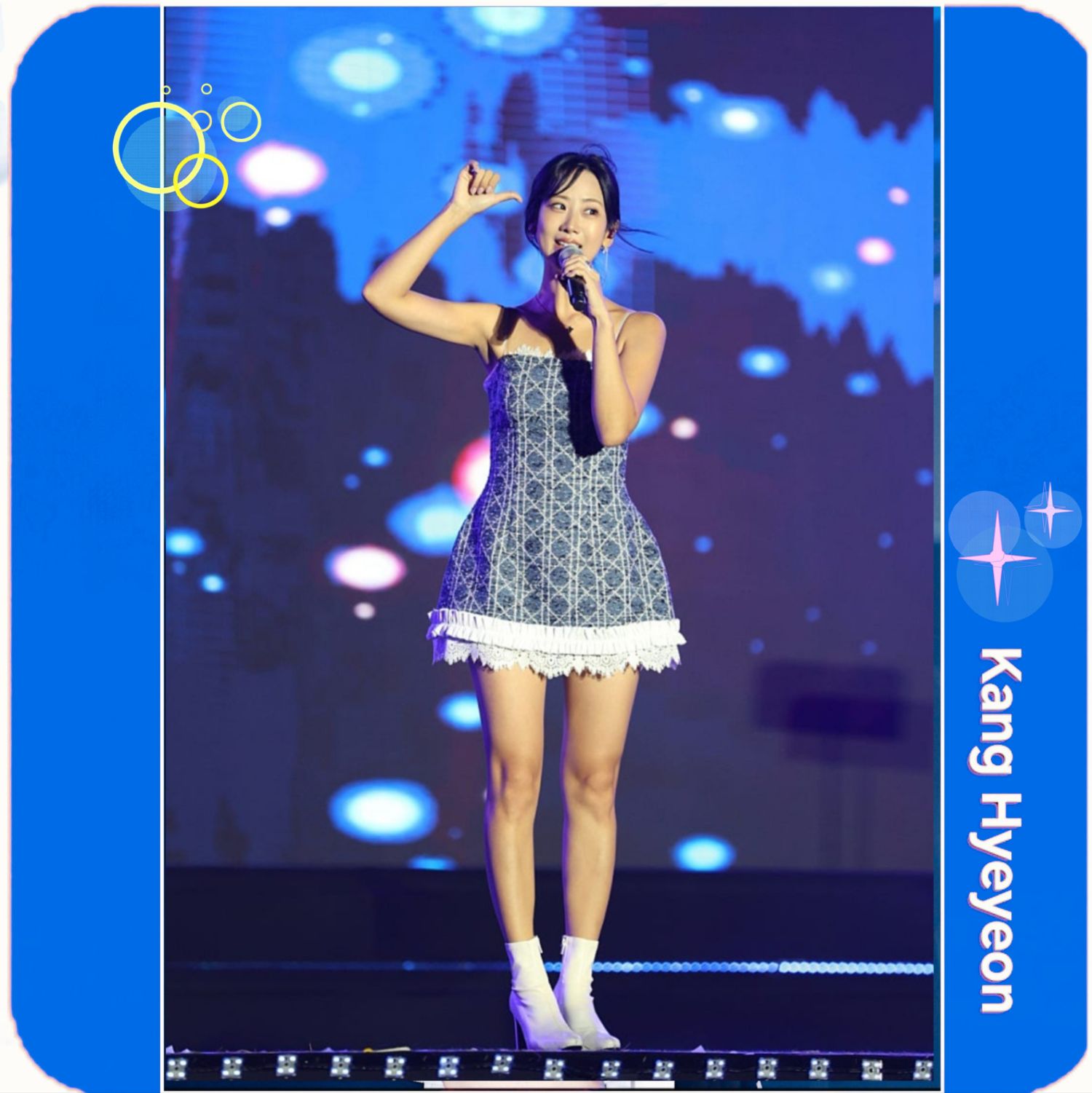 Behind-the-scenes cut of Kang Hyeyeon