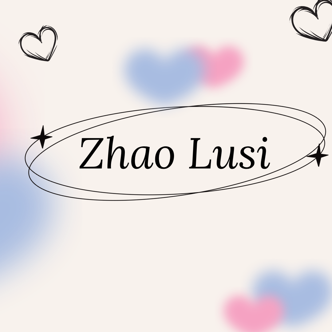 A moment captured by a fan of Zhao Lusi
