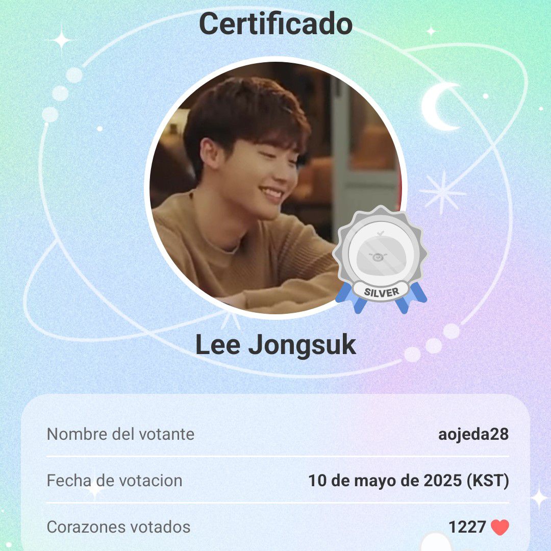 Recent activity shot of Lee Jongsuk