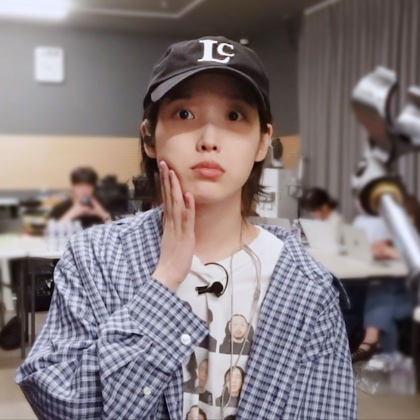 Behind-the-scenes cut of IU