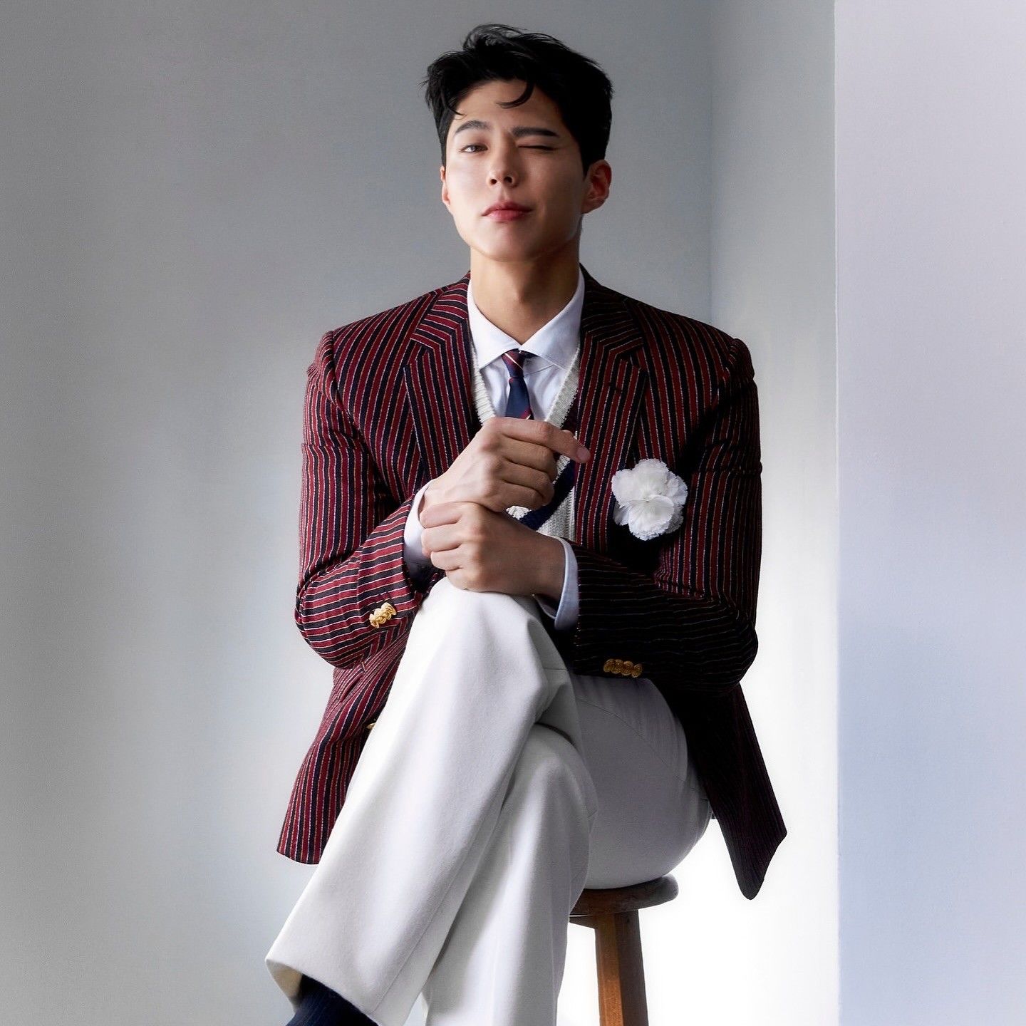 Recent activity shot of Park Bogum