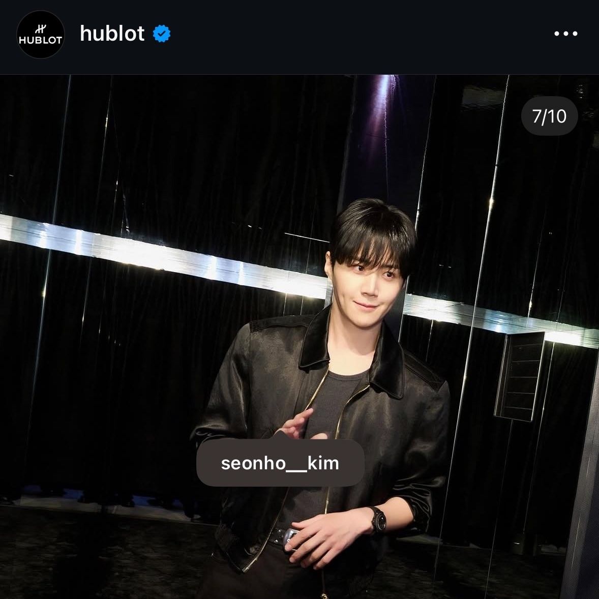 Behind-the-scenes cut of Kim Seonho