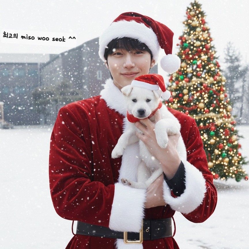 Behind-the-scenes cut of Byeon Wooseok