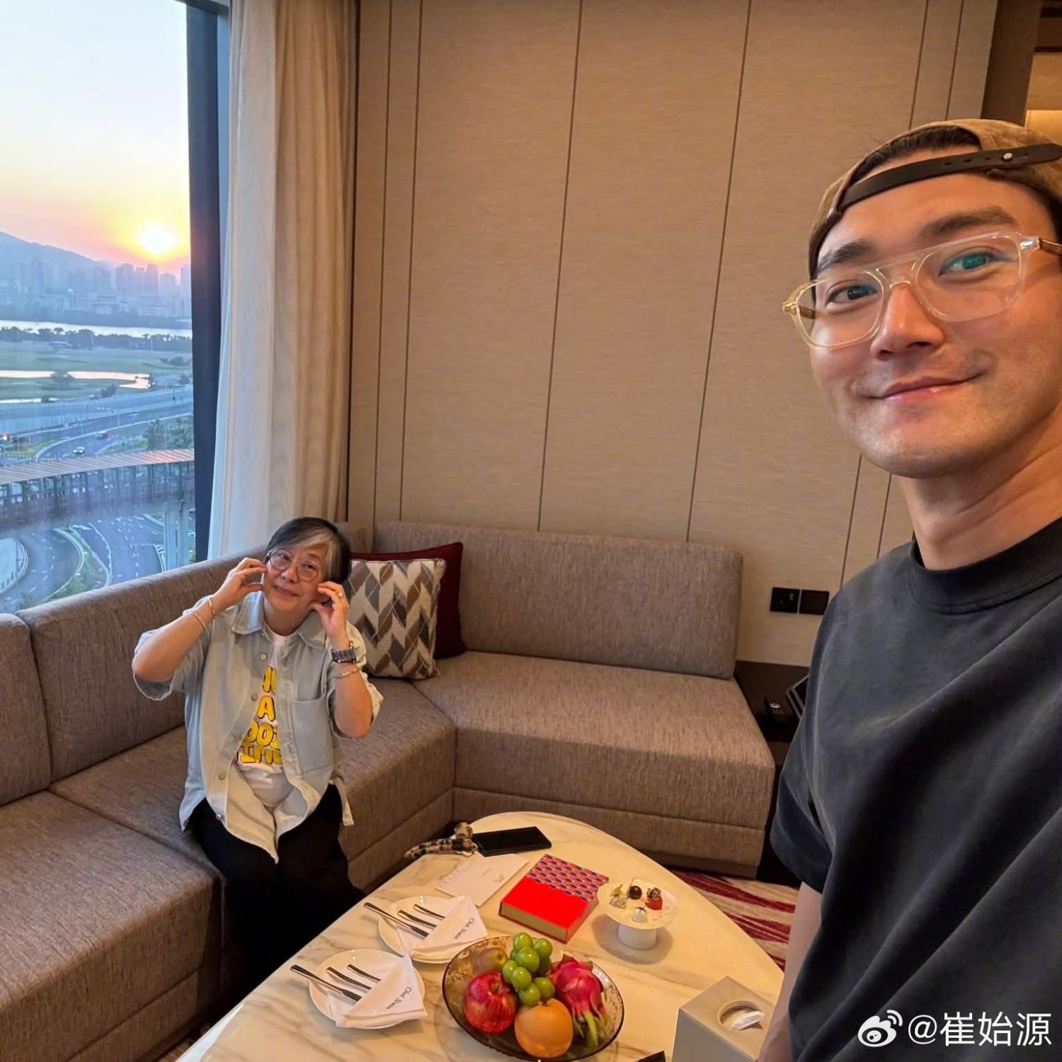 Recent activity shot of Choi Siwon