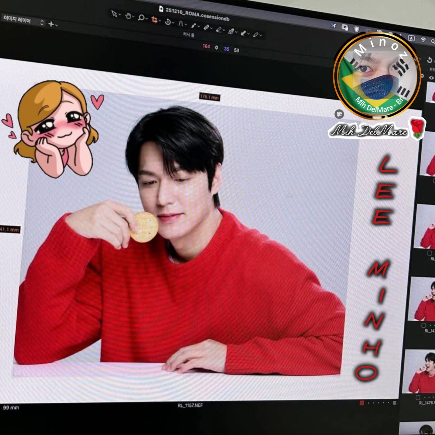 李敏镐的幕后花絮