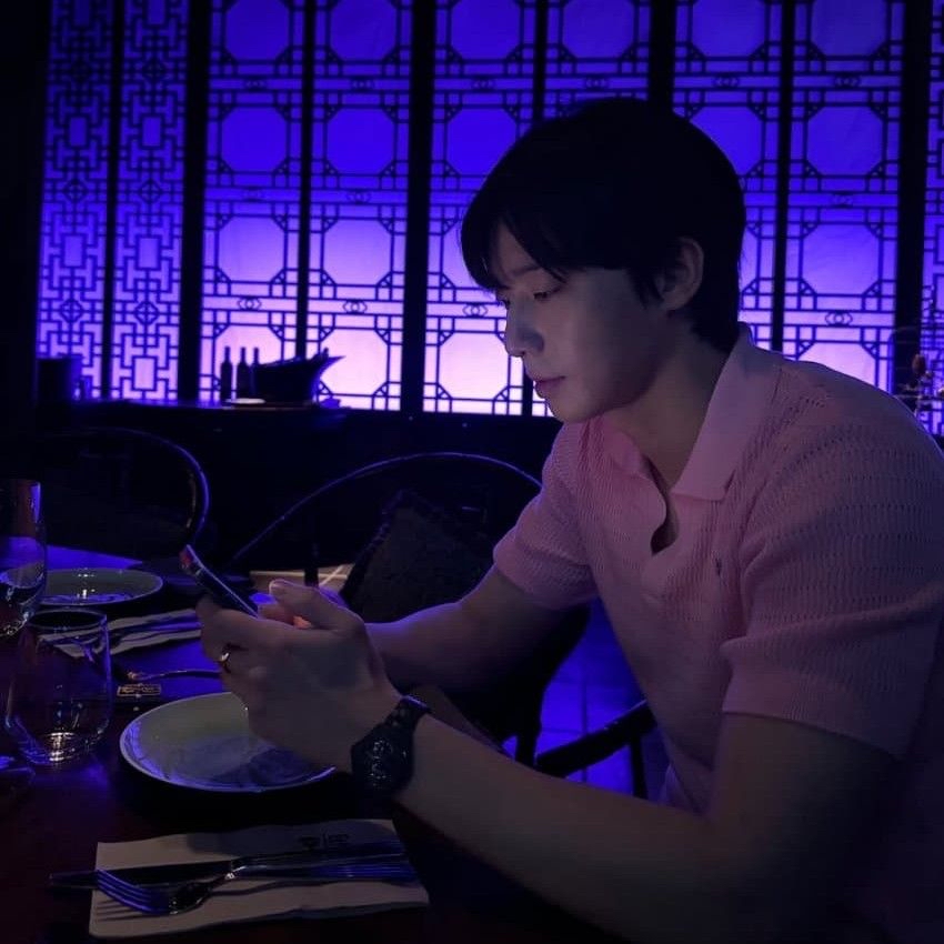 Recent activity shot of Park Seojoon