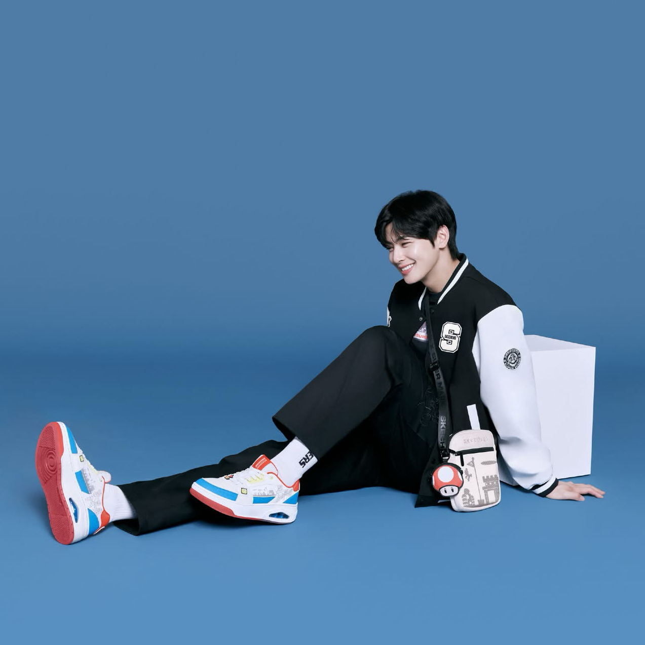 A moment captured by a fan of Cha Eunwoo