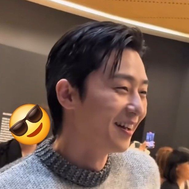 Behind-the-scenes cut of Park Seojoon