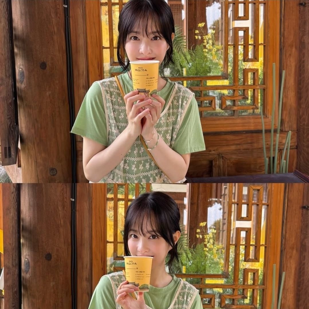 A moment captured by a fan of Park Boyoung