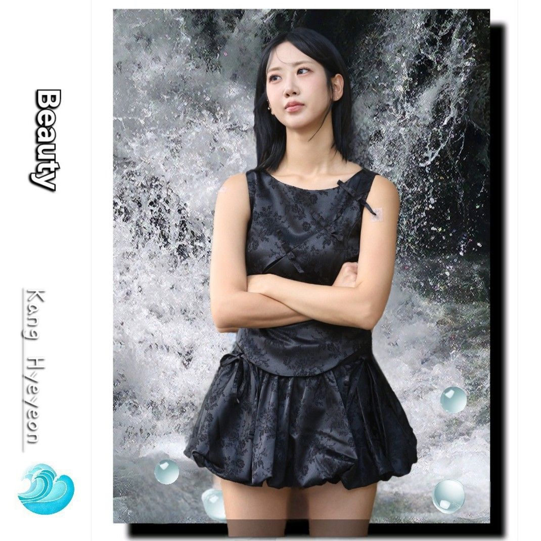 Behind-the-scenes cut of Kang Hyeyeon