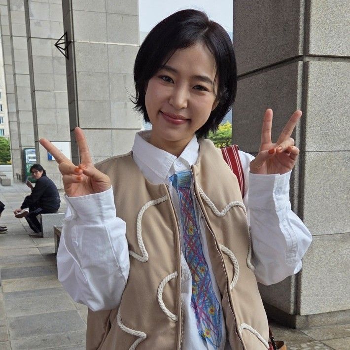 ファンが撮影したホンジャの瞬間