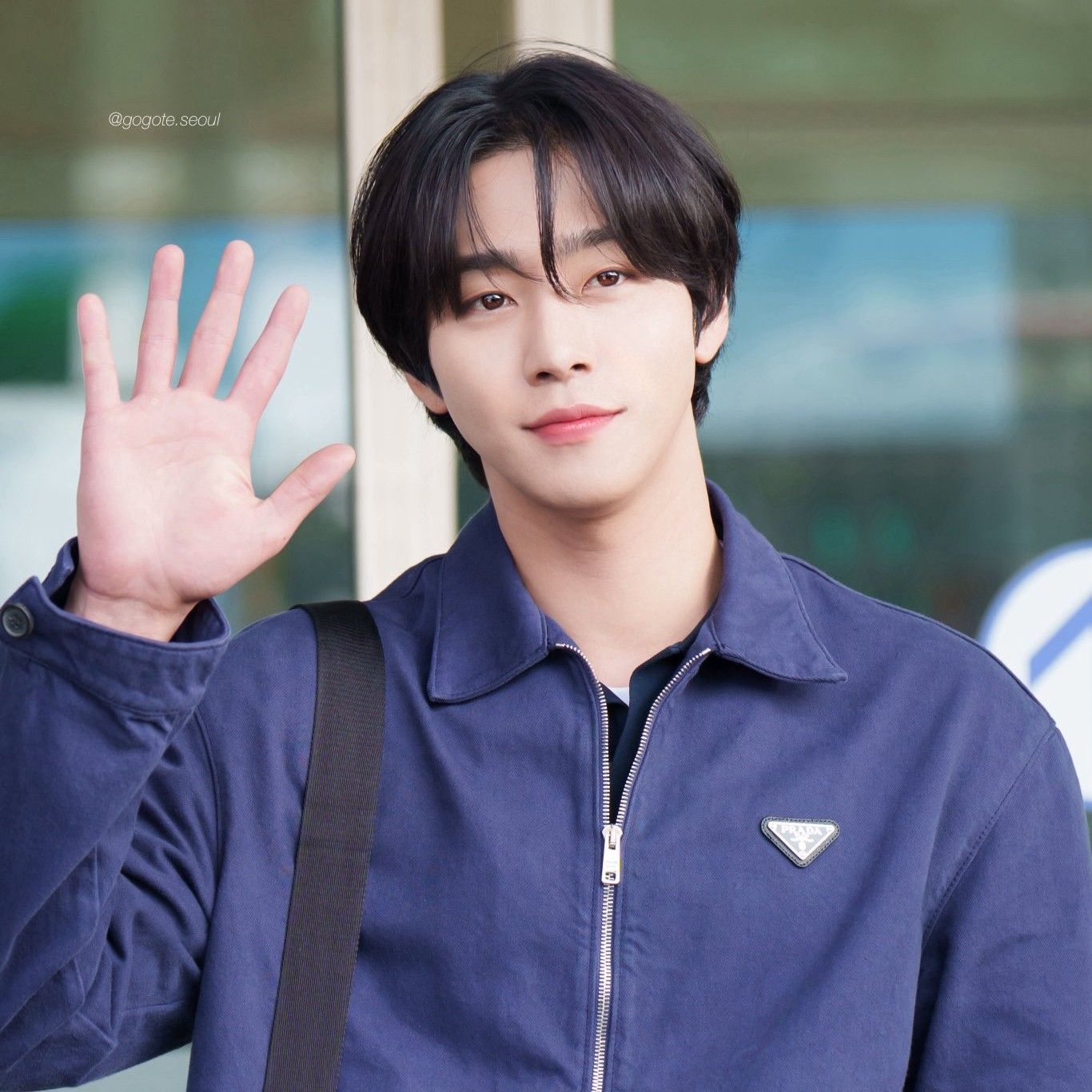 A moment captured by a fan of Ahn Hyoseop