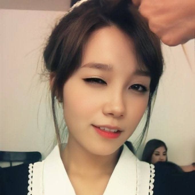 A moment captured by a fan of Jung Eunji