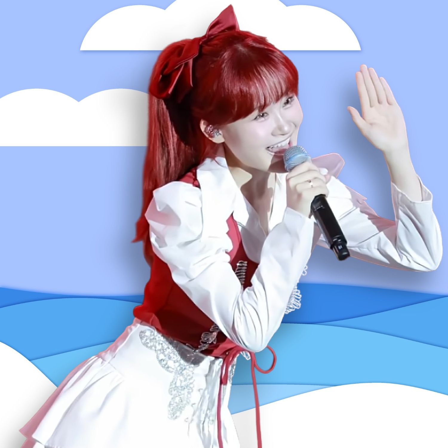 Behind-the-scenes cut of Kim Dahyun
